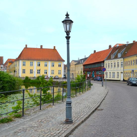 Billede fra Slotsgade i Nyborg