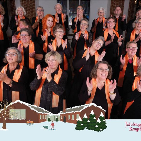 Nyborg Gospelkor synger.