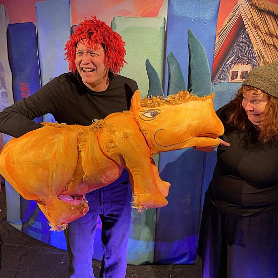 Billede fra forestillingen Otto er et næsehorn.