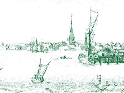 Nyborg Før og Nu forsideillustration
