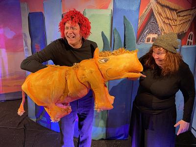 Billede fra forestillingen Otto er et næsehorn.