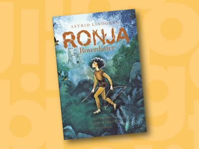 Bogforsiden til Ronja Røverdatter.