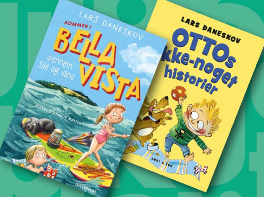 Bogforsiderne til "Bella Vista" og "Ottos ikke-noget historier".
