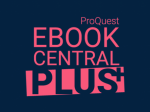 Proquest ebook central plus